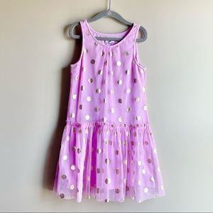 Fab kids Gold Dot Tulle Dress